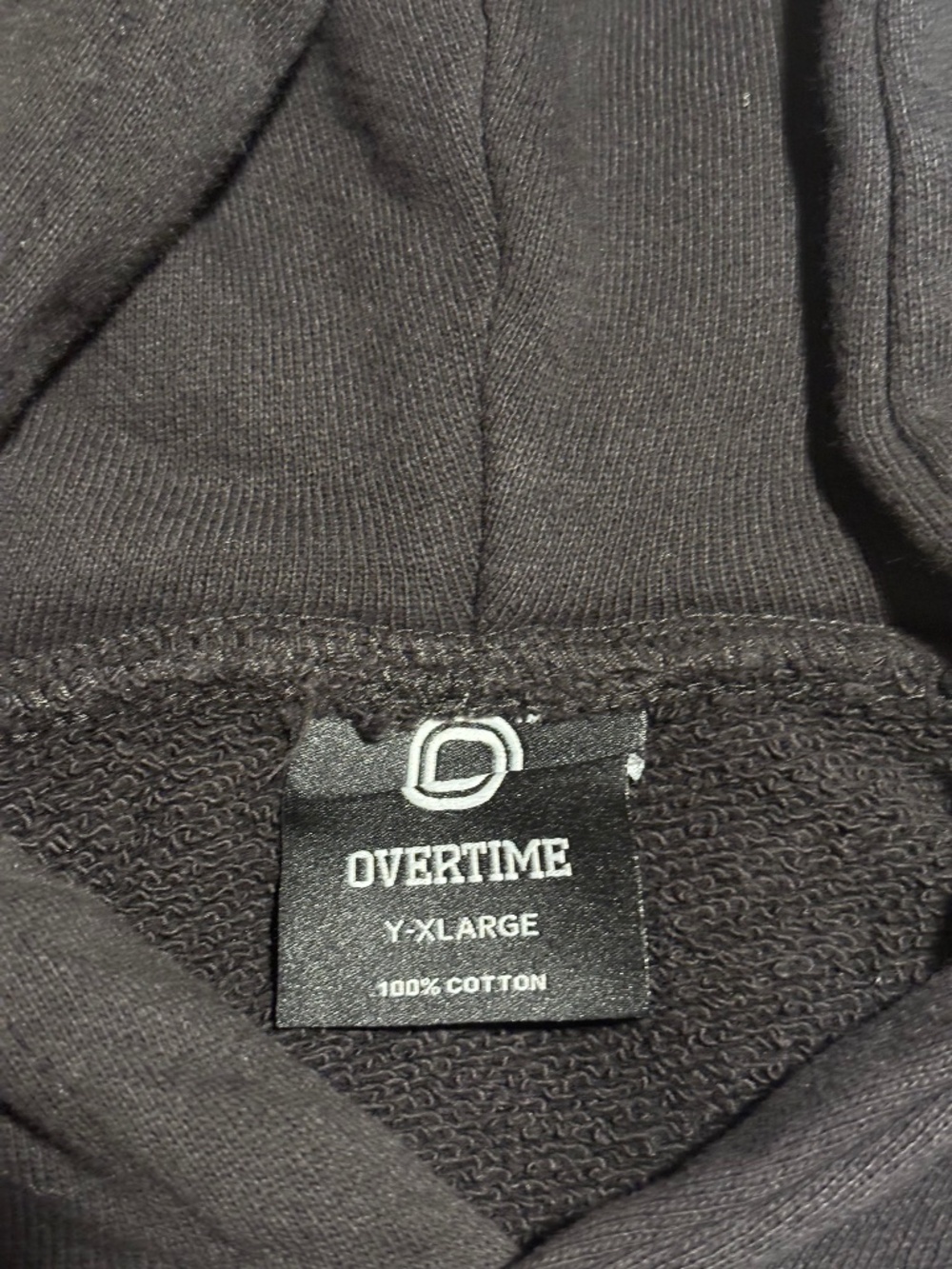 Overtime Boys Black Hooded Sweatshirt